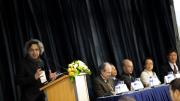 Mohsen Mostafavi, dean of the Graduate School of Design, moderated the “Architecture and Urbanism” panel discussion.