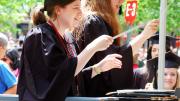 Photograph by Harvard Magazine/VL May 27, 2010 - Morning Exercises
