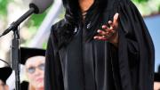 Chiamaka Nwakeze ’10 delivers the Senior English Address.