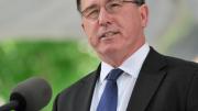 Assistant Secretary of Defense Michael G. Vickers, a former Army Special Forces officer, honored the cadets for volunteering “to serve your nation at a time of war.”