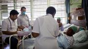 Tuberculosis is so widespread that the hospital formerly neglected to test patients for it (in part because they often either died or went home before test results could be delivered). iTeach improved follow-up; the hospital now tests all patients who cough, and 40 percent of those tests come back positive. 