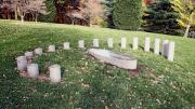 This vice-presidential, analemmatic sundial requires a human gnomon to work