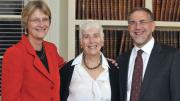 President Drew Faust, Emily Rauh Pulitzer, and Provost Steven Hyman. Images of selected gifts are below. For a complete list, <a href="http://harvardmag.com/media/art_pulitzer.pdf" target="_blank">view pdf</a>.