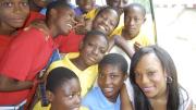 An excited bunch, heading out for a field trip to the Nigerian Television Authority office in Ibadan. By choosing the performing arts as the camp’s theme, Johnson aimed to make education exciting by leveraging the girls’ fascination with actors and the motion-picture industry.