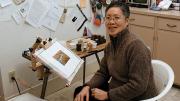 Behar in her studio.