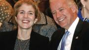 Caroline Kennedy and Vice President-elect Joe Biden