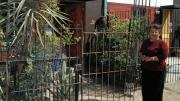 ...she has fenced in her front yard and filled it with plants, which she sells as her livelihood. And Ortega says this home, though unfinished, is a big improvement over her former makeshift home in the shantytown.