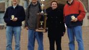 Seniors John D. Lesieutre, Kyle Haddad-Fonda, Julia Schlozman, and Adam N. Hallowell are national Quiz Bowl champions.