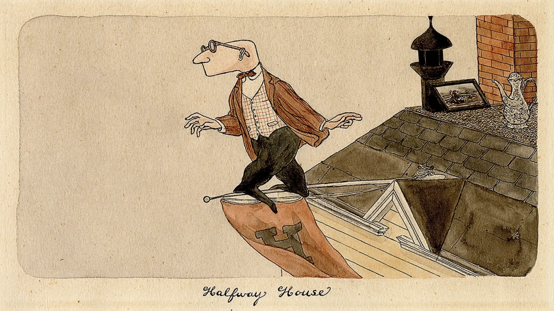 The Artist Edward Gorey—and Pets—at Harvard | Harvard Magazine