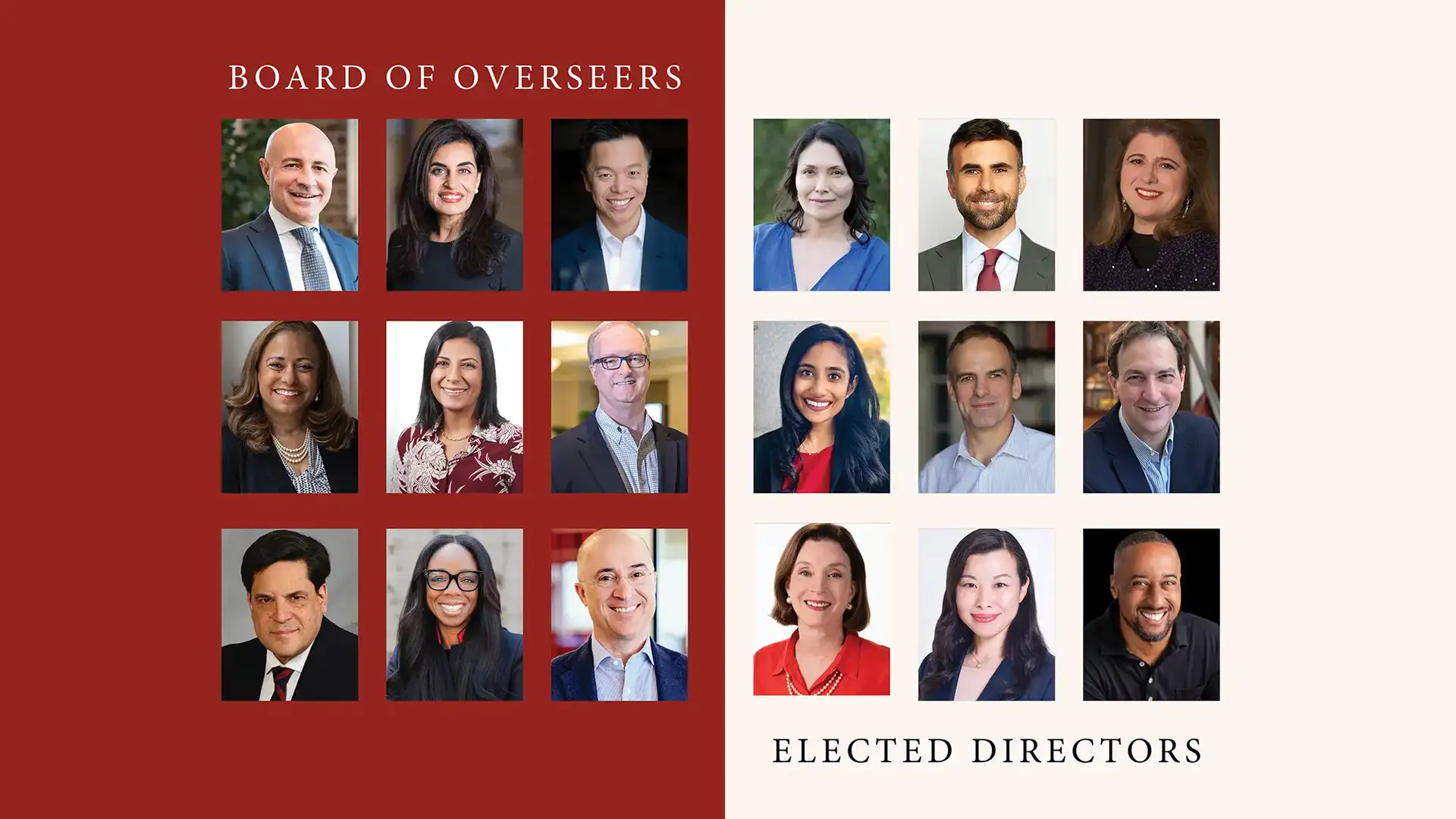 HAA Announces Overseers and Directors Slate for 2026 | Harvard Magazine