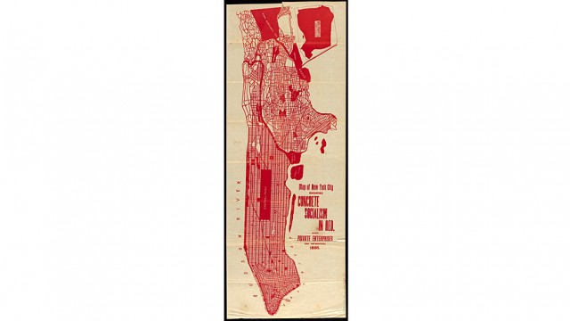 Map of New York City, 1895