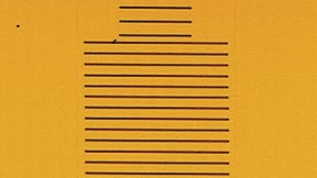 Wavelength scale grating (above) on the facet of a tiny semiconductor laser (below) creates multiple laser beams parallel to the original.