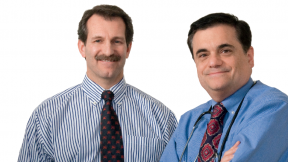 Joseph Giacino (left) and Ross Zafonte