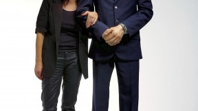Jennifer Rubell with &ldquo;Prince William&rdquo; in <i>Engagement</i>