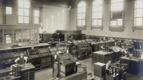 A view of early digs in Randall Hall