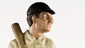 A painted andiron (c. 1909)