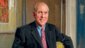 A portrait of John P. (Jack) Reardon Jr. ’60 by Everett Raymond Kinstler