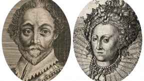 Historic images of Francis Drake and Elizabeth I, who feature in a new book by Laurence Bergreen