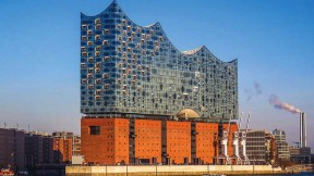 Design at water’s edge: photograph of the multipurpose Elbphilharmonie, on the River Elbe, Hamburg (2016)