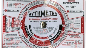 The Rythmeter, circa 1944, came with a more complicated set of instructions than the earlier “scientific prediction dial” (see next image), reflecting increasingly precise knowledge of human reproduction—knowledge that Rock played no small part in advancing.