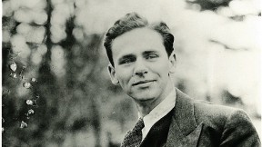 Agee as an aspiring writer at Harvard, cigarette and Dostoevsky's <em>The Posses