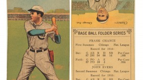 1911 Chicago Cubs player cards from the pre-Wrigley Field era, when baseball and smoking were <i>both</i> all-American