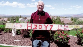 Altrocchi at his home in Reno. The goalpost has to go.