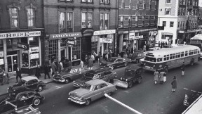 Vintage Harvard Square: a view in 1960