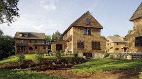 The homes offer views of rural vistas from every room. 