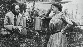Mary and Bernard Berenson in the garden of her mother’s country house near Fernhurst, England, 1898  