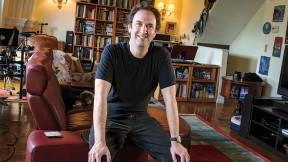 Screenwriter Danny Rubin at home 