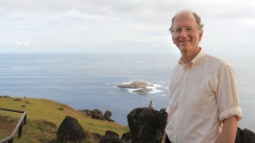 Andy Sharpless on Easter Island. He predicts that proposed restrictions on fishing will help regenerate marine life in the surrounding waters within a decade. 