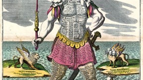 <i>Colossus monarchicus statua Danielis</i>, by Matthaeus Seutter (1730)