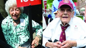From left: Lillian (Sher) Sugarman and Donald F. Brown