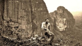 Photograph of Richard Evans Schultes at Chiribiquete conservation area