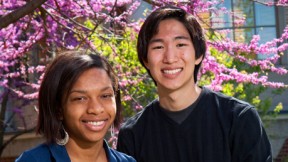 Melanie Long and Spencer Lenfield