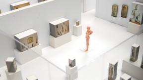 Using scale models of the galleries in the Harvard Art Museums’ new building, curators are already choosing the objects for permanent installation.
