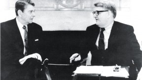 Ronald Reagan wrote in his presidential diary for September 12, 1988: &ldquo;Then a briefing for a pleasant interview which took place at 11:30 with Warren Brooks [sic] my favorite Ec. columnist.&rdquo;