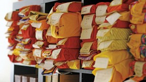 Tibetan texts on loan, awaiting scanning at the Tibetan Buddhist Resource Center