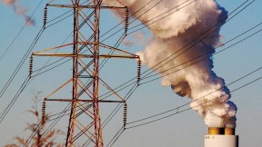 A coal-fired power plant, southern United States