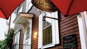 Photograph of Café Pamplona, now out of business