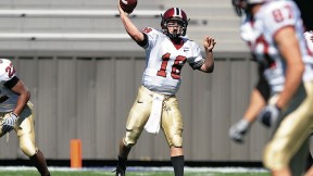 Junior quarterback Collier Winters, who made his first varsity start in the Holy Cross opener, passed for two touchdowns and ran for a third in a 24-21 victory over Brown. For his play in the Brown game, Winters was named Ivy League offensive player of the week.
