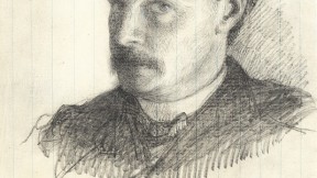 An 1866 self-portrait, when James was about 24 years old