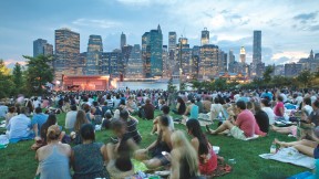 On Pier 1: Brooklyn Bridge Park&rsquo;s harbor-view lawn