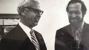 U.S. Supreme Court Justice Arthur Goldberg and his law clerk, the young Alan Dershowitz, in 1963&mdash;a pivotal intersection in the history of capital punishment