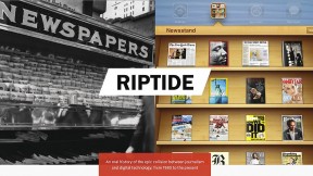 Riptide, an oral history of video interviews with industry leaders and narrative on the evolution of the news, resides online at the Nieman Journalism Lab website.