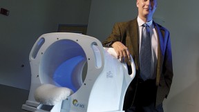 Michael Rohan has developed a magnetic-stimulation machine that shows promise for the immediate treatment of depression.