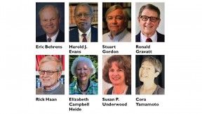 Photo portraits of the 2020 Miller-Hunn Award winners