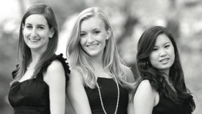 Her Campus founders Kaplan, Hanger, and Wang