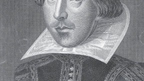 Shakespeare, as rendered in an eighteenth-century engraving